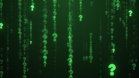 Festive question marks symbol rain tv screen Rain illustration background new quality shape universal glamour colorful joyful holiday music stock imageの写真素材