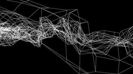 grid net abstract drawing polygonal wireframe smoke cloud soft simulation graphics illustration...