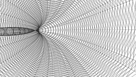 grid net polygonal wireframe abstract drawing illustration background new quality graphics retro...