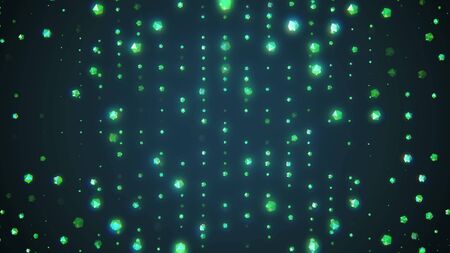 many shiny crystals in color space illustration glamour background new quality universal colorful joyful cool stock image .の写真素材