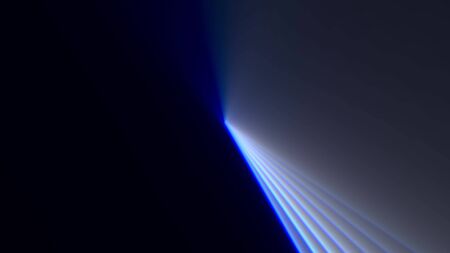 abstract neon lights rotating seamless loop motion graphics animation background new quality techno style colorful cool nice beautiful 4k stock video footage .の写真素材