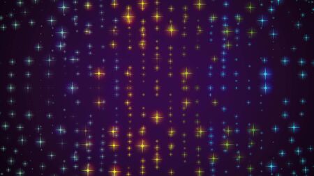 christmas glowing star snowflakes light wall illustration background New quality universal colorful joyful holiday music imageの写真素材