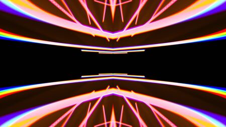abstract neon lights illustration background new quality techno style colorful cool nice beautifulstock imageの写真素材