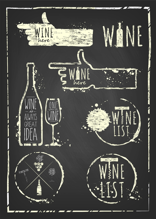 vector icon set - wine from the different countries of the worldのイラスト素材