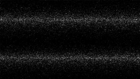 Black glitch background. Abstract digital noise effect, error signal, television technical problem. Vector illustration.のイラスト素材