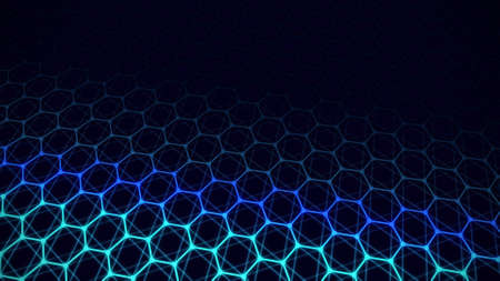 Dynamic particles wave. Big data visualization 3D. 3d rendering. Futuristic backdrop for design,...
