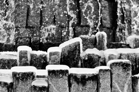 Water in Winterの写真素材