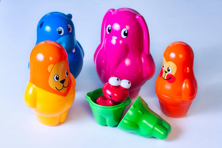 Bowling game of matryoshka