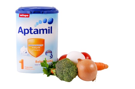 Milupa Aptamil, baby food is very nutritiousのeditorial素材