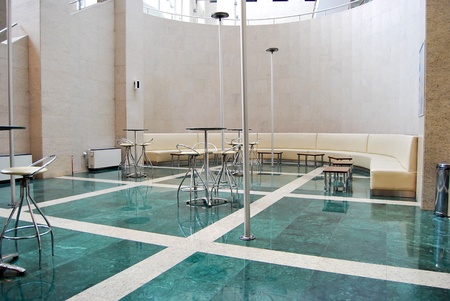 Cafe in a shopping centreのeditorial素材