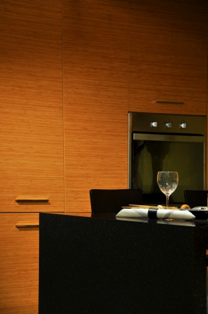 This is a modern and beautiful kitchenのeditorial素材