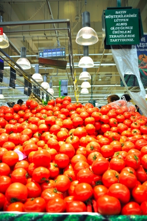 Istanbul Maltepe Carrefour has opened a new branch  Greengrocer sectionのeditorial素材