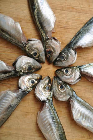 Ready to cook big fresh fishの写真素材