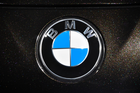 Close-up BMW Chrome metalのeditorial素材