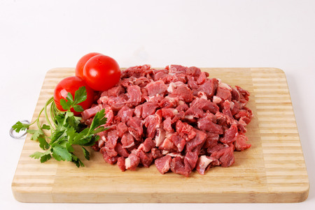 Fresh, raw meat texture of the redの写真素材