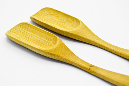 Traditional wooden spoon for modern and old kitchens, kitchen materials wooden spoonsの写真素材