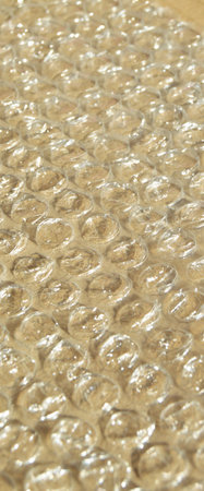 Plastic air bubble protection foil wrap texture background, air bubble packing texture