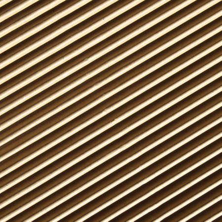 Brown and beige corrugated cardboard, very suitable for backgroundの写真素材