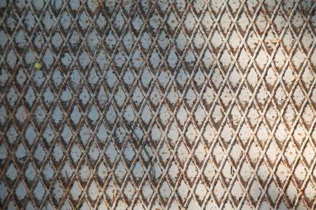 Rusty painted metal plate surface. rusty metal texture backgroundのeditorial素材