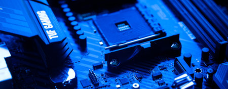 Enjoy exceptional performance with the Asus Tuf Gaming B450M Pro S Gaming blue motherboard. August...