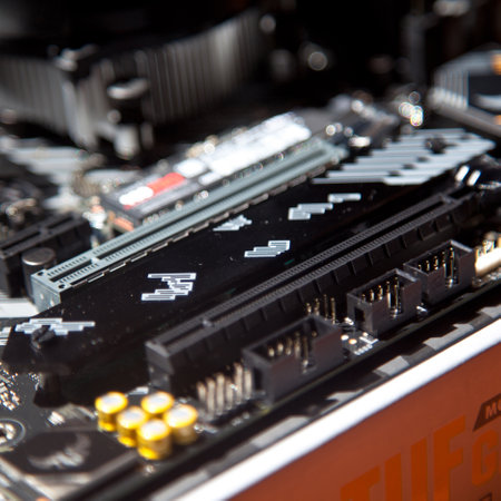 Enjoy exceptional performance with the Asus Tuf Gaming B450M Pro S Gaming black motherboard. August...