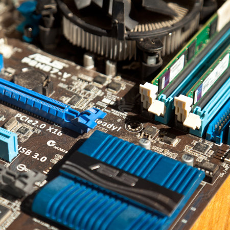 Enjoy exceptional performance with the Asus P8H67-V Gaming motherboard used. August 27 2022 Istanbul Turkeyのeditorial素材