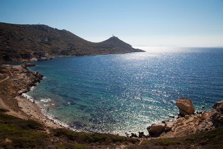 The ruins of Knidos, one of the oldest ancient cities in Anatolia, can now be visited as an open-air museum, Turkey Mugla Datca, June 26 2023のeditorial素材