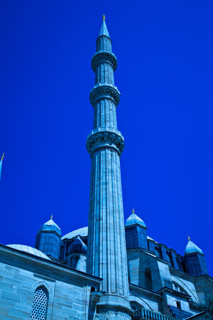 Selimiye Mosque was built in Edirne in 1575, during the Ottoman Empire, by the great master Mimar Sinan. 09 August 2019 Turkey Edirneの写真素材