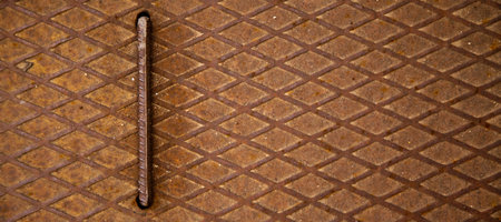 Rusty metal plate surface, rusty brown patterned metal texture background may beの写真素材