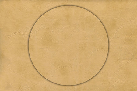 Imitation cowhide brown and beige texture close up, useful as background for any design workの写真素材