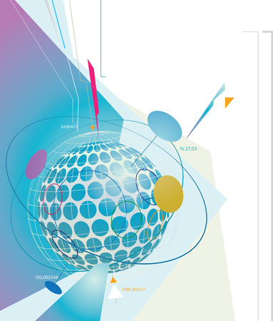 global competition  a visual on global technological development and global competitionのイラスト素材