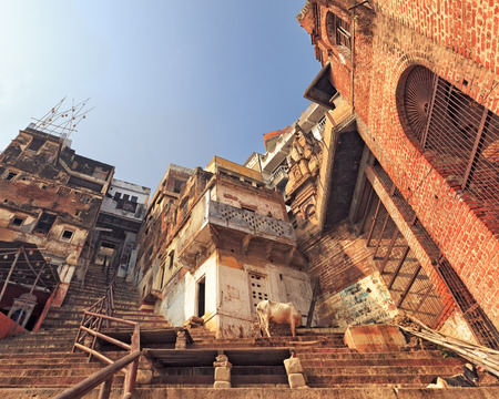 Holy Varanasi, the city of death, Indiaのeditorial素材