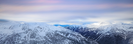 Panorama from Kasprowy Wierch mountain in Hight Tatras, Poland