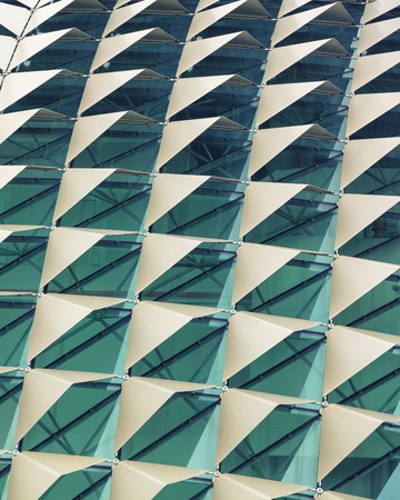 Abstract close-up view of modern aluminum3d illustration