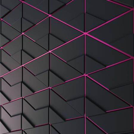 Abstract background of polygonal shapeの写真素材