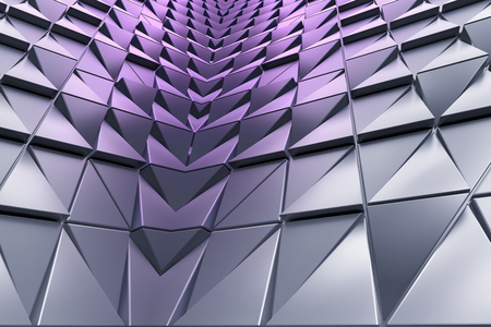 Abstract background of polygonal trianglesの写真素材