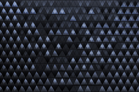 Abstract dark background of polygonal triagles shape