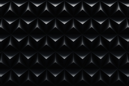 Abstract dark background of polygonal triagles shapeの写真素材