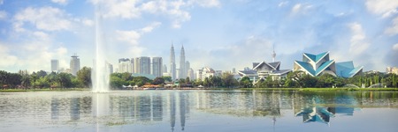 Panorama of Kuala Lumpurの写真素材