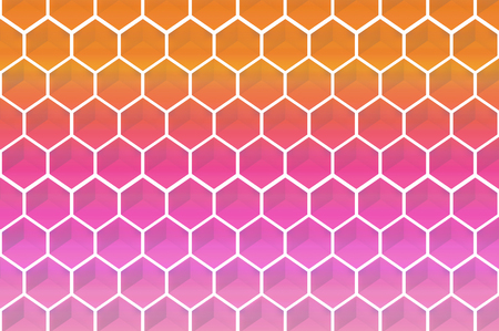 Abstract background of hexagoms shape