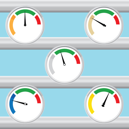 Manometer set.のイラスト素材