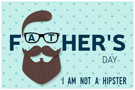 Happy Father's Day greeting card. Happy Father's Day poster. Vectorのイラスト素材