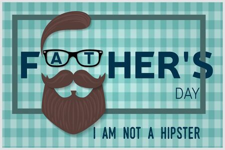 Happy Father's Day greeting card. Happy Father's Day poster. Vectorのイラスト素材
