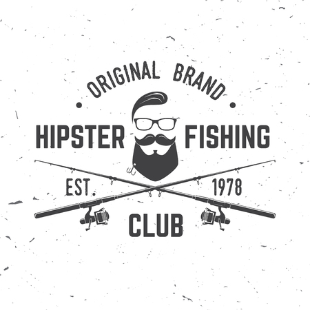 Fishing sport club. Vector illustration.のイラスト素材