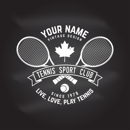 Tennis club. Vector illustration.のイラスト素材