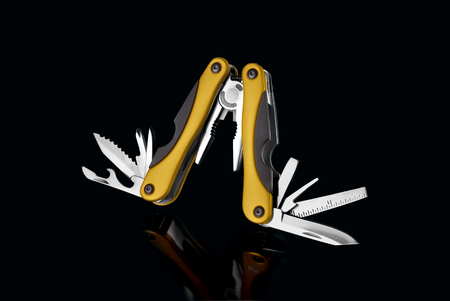 Pocket set on dark background