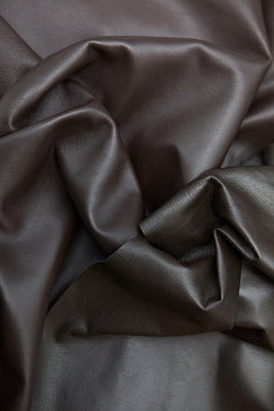 close-up shots of leather samples of different textures for tailoring