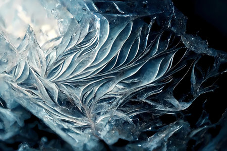 The abstract background of ice structure. high quality illustrationの写真素材