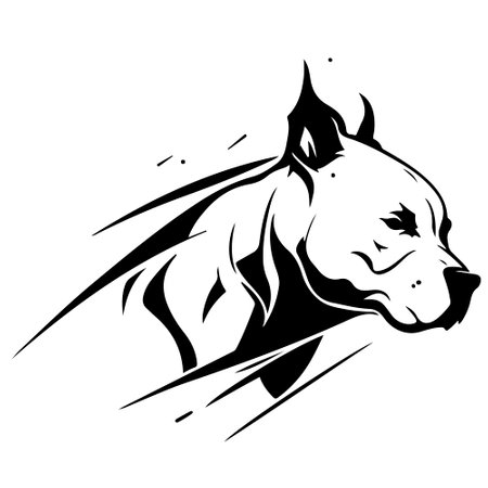 Dog icon illustration design vector template. vector illustrationのイラスト素材