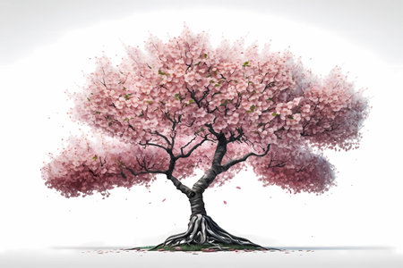 Tree isolated on white background.の素材